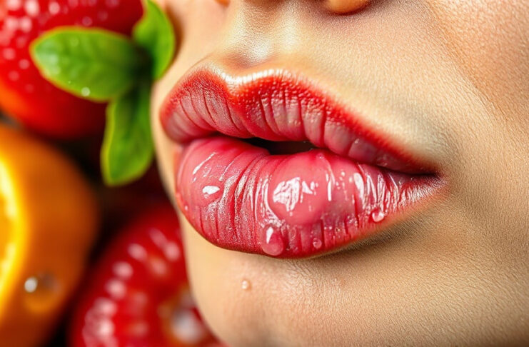 Dehydration Shows On Lips First